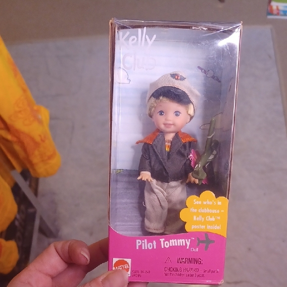 1999 Mattel Pilot Tommy Doll - Black and Gray Ensemble KELLY CLUB